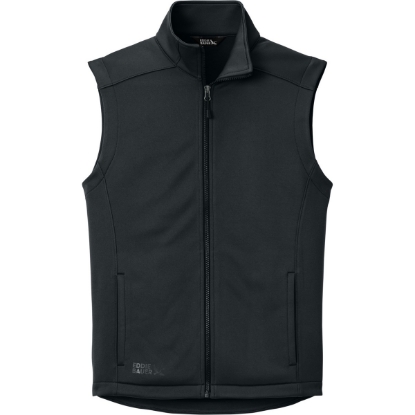 Custom Eddie Bauer Smooth Mid Layer Fleece Vest Black