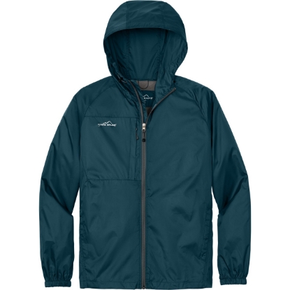 Custom Eddie Bauer - Packable Wind Jacket. Adriatic Blue