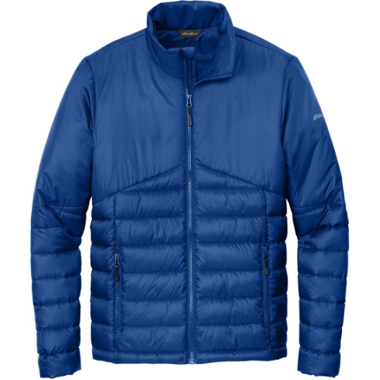 Custom Eddie Bauer Quilted Jacket Cobalt Blue