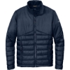 Custom Eddie Bauer Quilted Jacket River Blue Navy