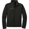 Custom Eddie Bauer - Soft Shell Jacket. Black