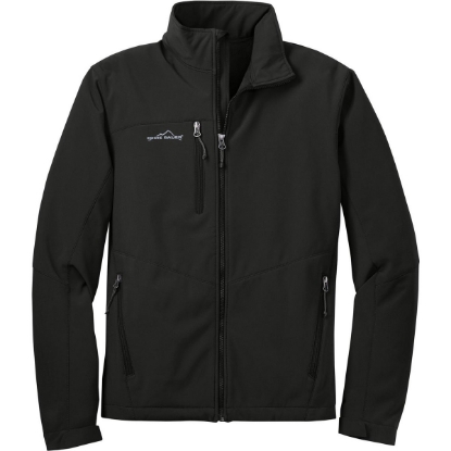 Custom Eddie Bauer - Soft Shell Jacket. Black