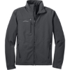 Custom Eddie Bauer - Soft Shell Jacket. Grey Steel