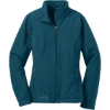 Custom Eddie Bauer Womens Soft Shell Jacket. Dark Adriatic Blue