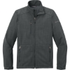 Custom Eddie Bauer Shaded Crosshatch Soft Shell Jacket. Grey