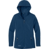 Custom Eddie Bauer Womens Hooded Soft Shell Parka. Admiral Blue