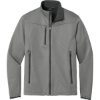 Custom Eddie Bauer Weather-Resist Soft Shell Jacket. Chrome Silver/Gray Steel