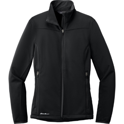 Custom Eddie Bauer Womens Weather-Resist Soft Shell Jacket. Black