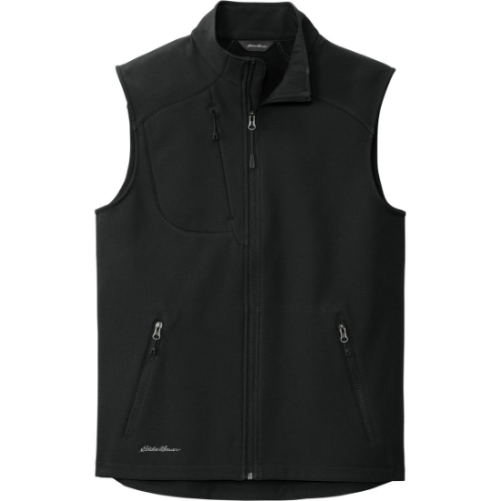 Custom Eddie Bauer Stretch Soft Shell Vest Deep Black
