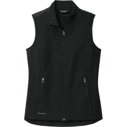 Custom Eddie Bauer Womens Stretch Soft Shell Vest Deep Black