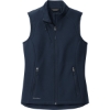 Custom Eddie Bauer Womens Stretch Soft Shell Vest River Blue Navy