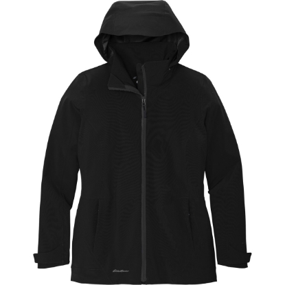 Custom Eddie Bauer Womens WeatherEdge 3-in-1 Jacket Black/Storm Gray