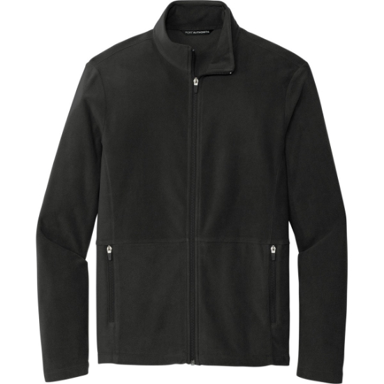 Custom Port Authority Accord Microfleece Jacket Black