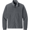 Custom Port Authority Plush Fleece Full-Zip Jacket Storm Gray Heather