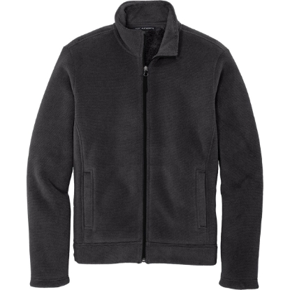 Custom Port Authority Ultra Warm Brushed Fleece Jacket. Graphite Gray/Deep Black