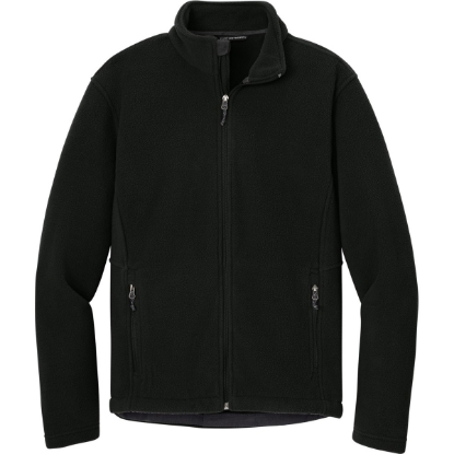 Custom Port Authority Value Fleece Jacket. Black