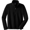 Custom Port Authority Value Fleece 1/4-Zip Pullover. Black