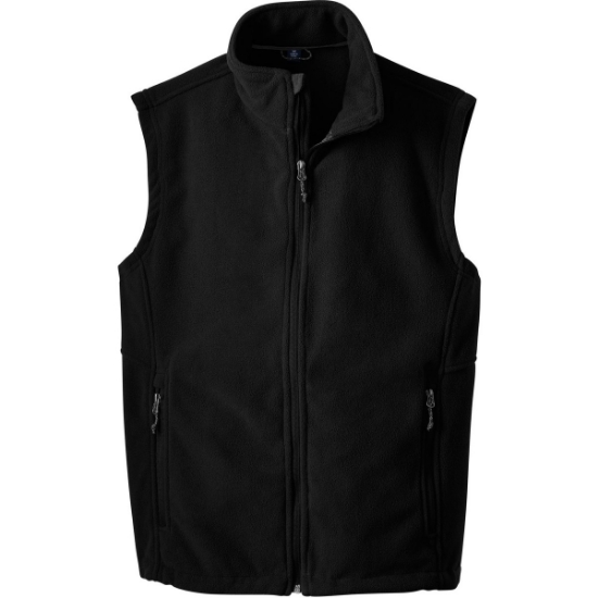 Custom Port Authority Value Fleece Vest. Black