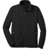 Custom Port Authority Pique Fleece Jacket. Black
