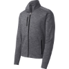 Custom Port Authority Digi Stripe Fleece Jacket. Black Stripe