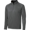 Custom Sport-Tek Sport-Wick Fleece 1/4-Zip Pullover. Dark Smoke Gray/Black