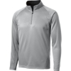 Custom Sport-Tek Sport-Wick Fleece 1/4-Zip Pullover. Silver/Black