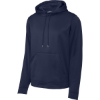 Custom Sport-Tek Sport-Wick Fleece Hooded Pullover. Navy Blue