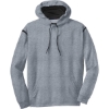 Custom Sport-Tek Tech Fleece Colorblock Hooded Sweatshirt. Grey Hthr/Blk
