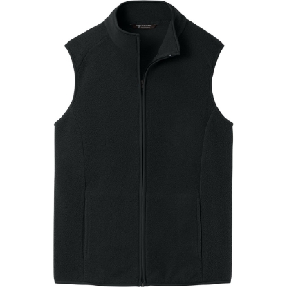 Custom Port Authority C-FREE Fleece Vest Deep Black