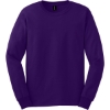 Custom Gildan - Ultra Cotton 100% US Cotton Long Sleeve T-Shirt. Purple