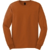 Custom Gildan - Ultra Cotton 100% US Cotton Long Sleeve T-Shirt. Texas Orange