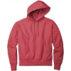 Custom Champion Reverse Weave Garment-Dyed Hooded Sweatshirt. Crimson Red