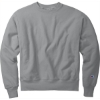 Custom Champion Reverse Weave Garment-Dyed Crewneck Sweatshirt. Concrete Gray