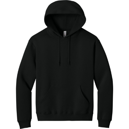 Custom Jerzees Rugged Unisex Hooded Sweatshirt Black Ink