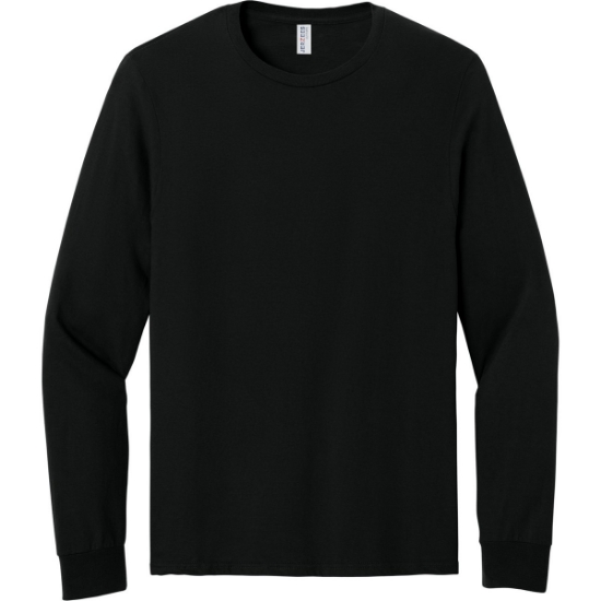 Custom Jerzees Ultimate Unisex Ring Spun Long Sleeve T-Shirt Black Ink