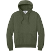 Custom Jerzees Ultimate Unisex CVC Ring Spun Hooded Sweatshirt Military Green Heather