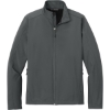 Custom Port Authority Core Soft Shell Jacket. Deep Smoke Gray