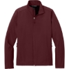 Custom Port Authority Core Soft Shell Jacket. Maroon Red