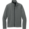 Custom Port Authority Core Soft Shell Jacket. Pearl Grey Hth