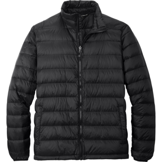Custom Port Authority Down Jacket. Black