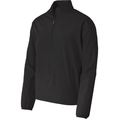 Custom Port Authority Zephyr 1/2-Zip Pullover. Black
