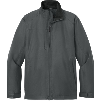 Custom Port Authority Challenger II Jacket. Steel Gray/True Black