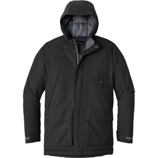 Custom Port Authority Latitude Waterproof Heavyweight Parka Deep Black