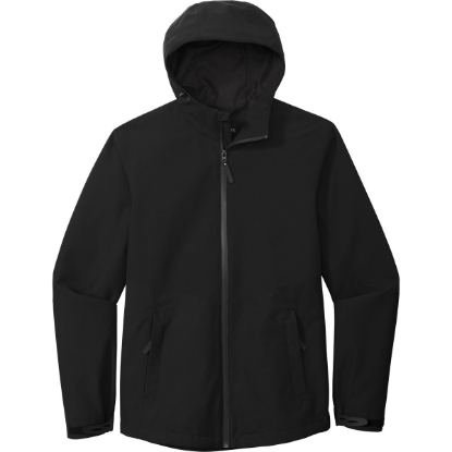 Custom Port Authority Tech Rain Jacket Deep Black