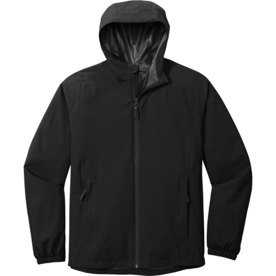 Custom Port Authority Essential Rain Jacket Deep Black