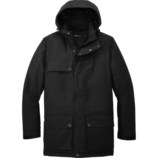 Custom Port Authority Excursion Parka Deep Black