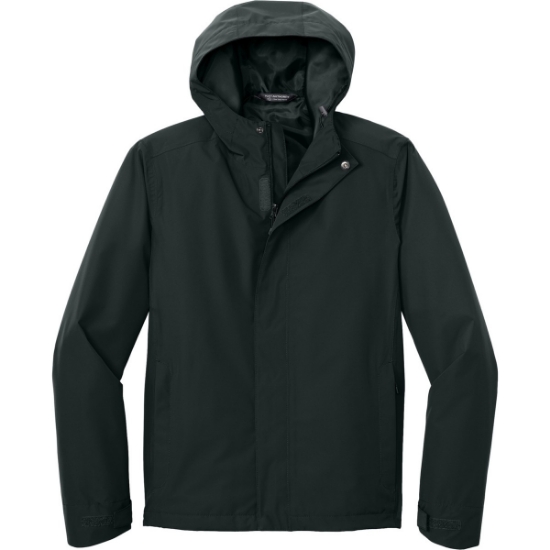 Custom Port Authority C-FREE Rain Jacket Deep Black