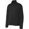 Custom Port Authority Active Soft Shell Jacket. Deep Black