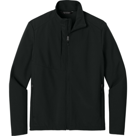 Custom Port Authority C-FREE Core Soft Shell Deep Black