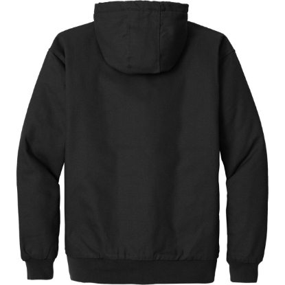 Custom CornerStone - Duck Cloth Hooded Work Jacket. Black